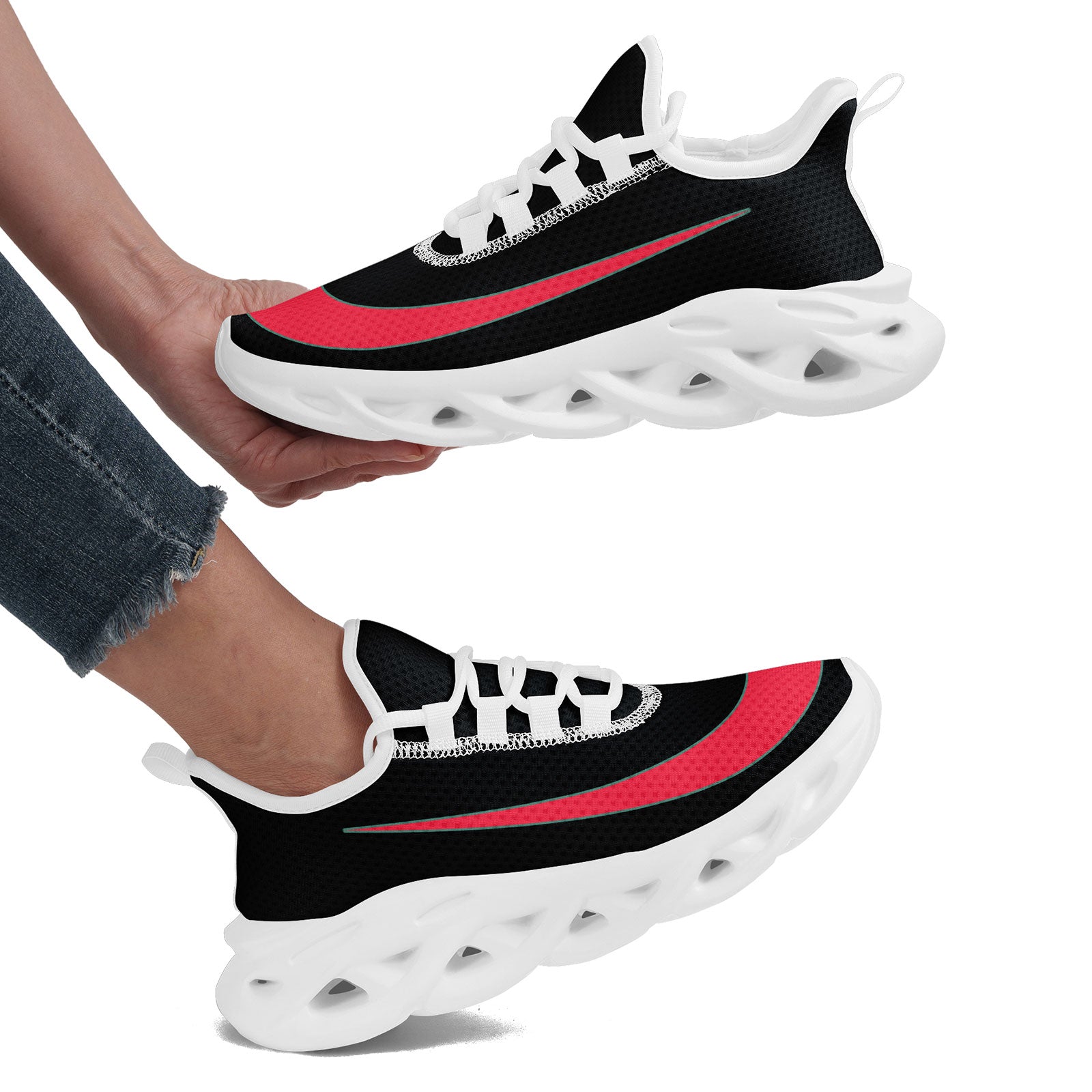 Custom Maxsoul Personalized Sneakers - Breathable Lightweight Running Shoes for Men & Women | Perfect for Gym Workouts, Jogging & Casual Wear (Model FN003 E020109)