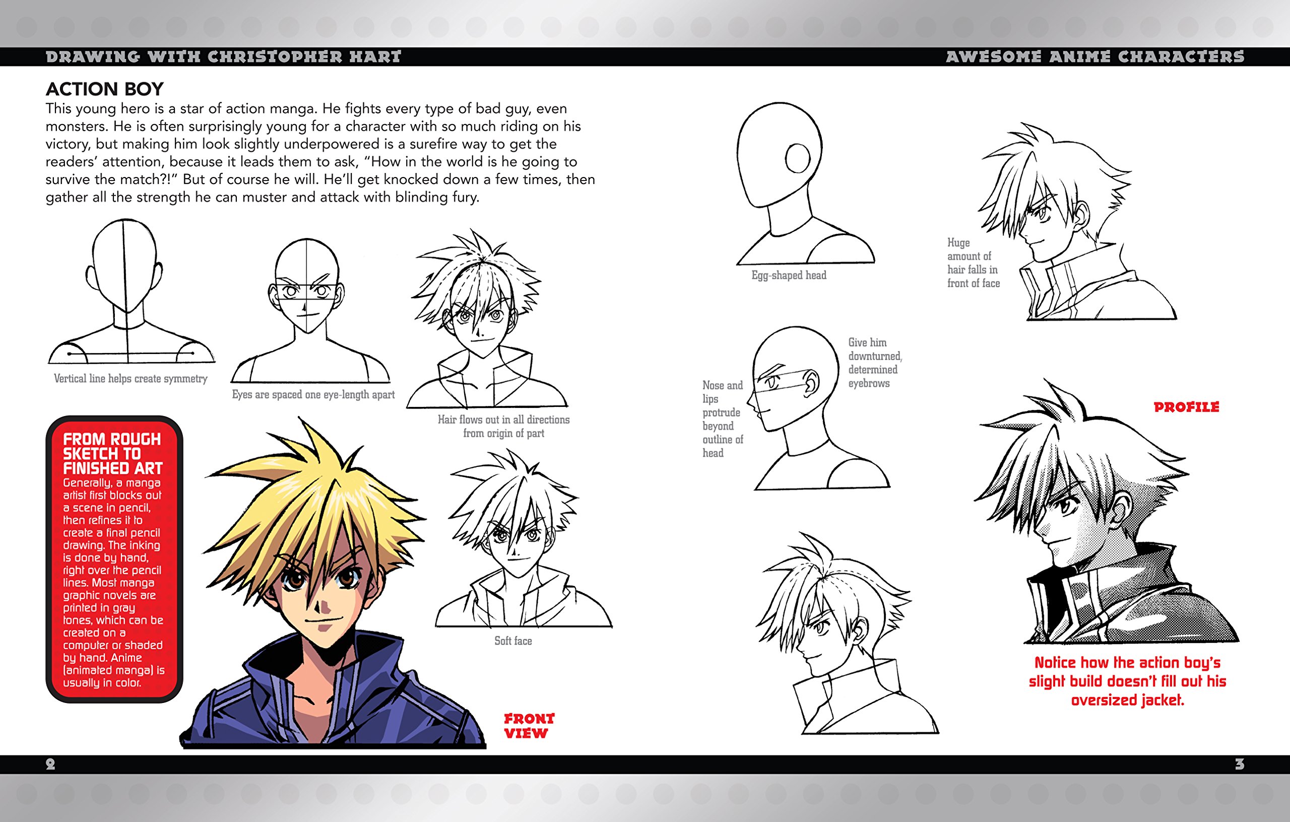 Step-by-Step Guide to Drawing Awesome Anime Characters - Create Heroes, Villains & Robots | Anime Art Book by Christopher Hart | Perfect for Beginners & Manga Fans