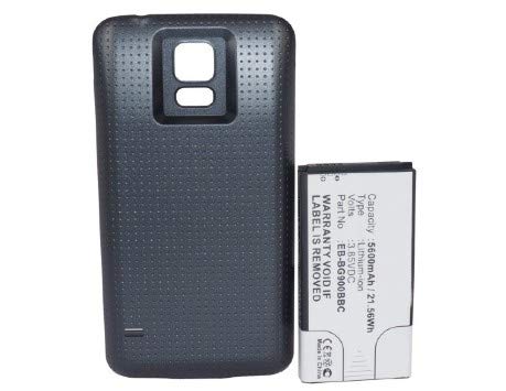 Synergy Digital 5600mAh High Capacity Li-ion Battery for Samsung SM-G900F Galaxy S5 | Replacement for EB-B900BC Battery | Extended Power for Gaming, Streaming & Outdoor Use