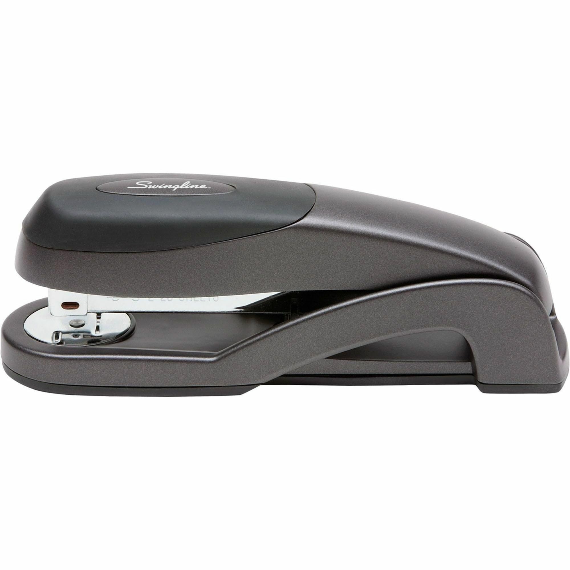 Swingline Optima Black Desk Stapler (S7087800) - Heavy Duty Stapler for Office, School & Home Use | Perfect for Paperwork, Reports & Documents