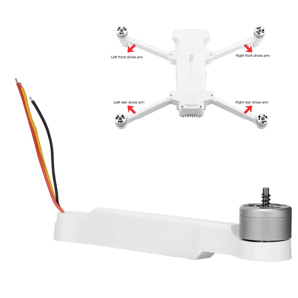 FIMI X8SE 2020 Left Rear Motor Repair Arm - Drone Replacement Part with New Motor | Quadcopter Spare Accessories & Repair Kit for Back Left Arm Body | Perfect for DIY Fixes, Crash Recovery & Maintenance