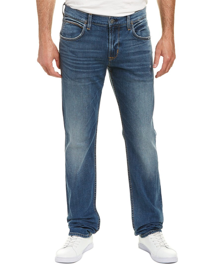HUDSON Jeans Men's Blake Slim Straight Fit Stretch Denim Pants with Zip Fly | Comfortable & Stylish for Casual Wear, Office, and Night Out