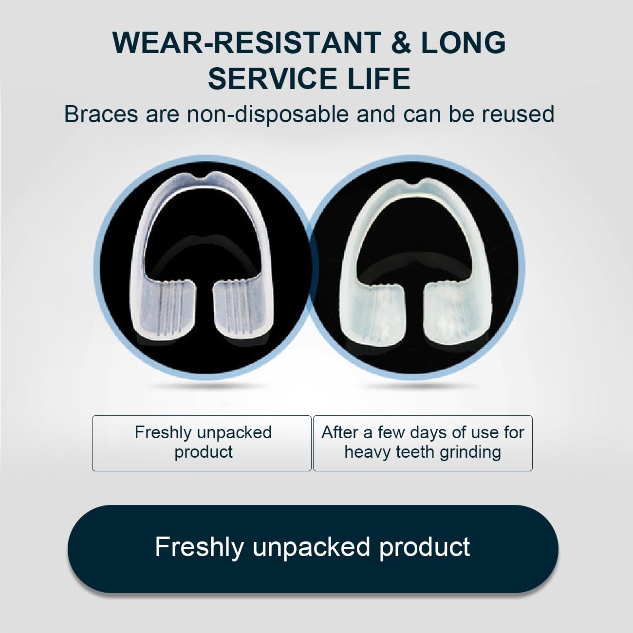 Anti Grinding Teeth Night Guard for Bruxism - 20 Pack Dental Mouth Guard for Teeth Clenching & Sleep Protection - Perfect for Nighttime Use & Sports Activities