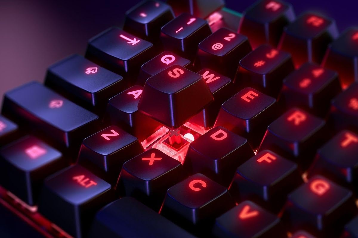SteelSeries Apex 7 TKL Mechanical USB Gaming Keyboard - Compact Tenkeyless Design with RGB Backlighting | Perfect for Esports, FPS Gaming & Office Work