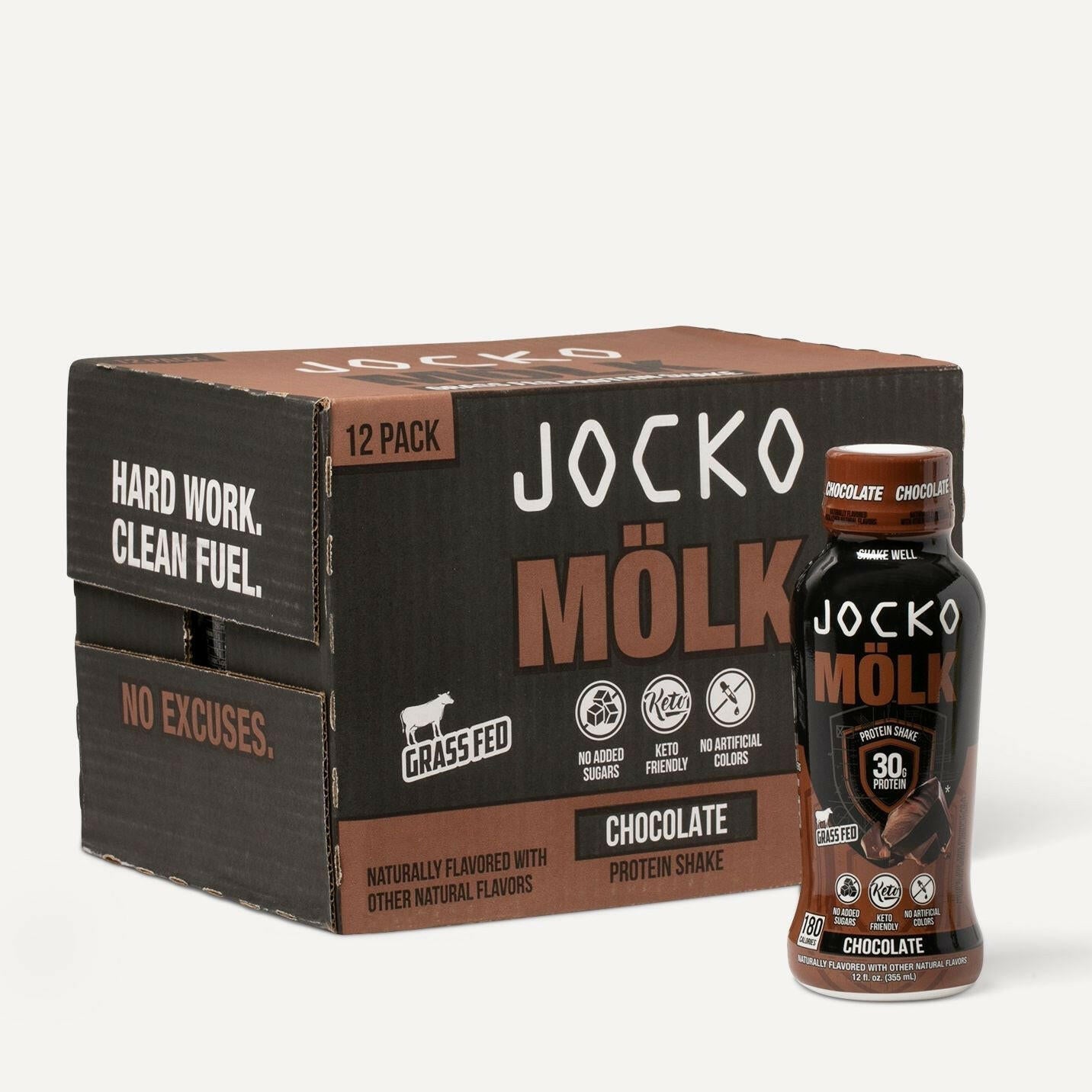 JOCKO MÖLK Protein Shakes - Premium Whey Protein Powder for Muscle Recovery & Growth | Ideal for Post-Workout, Fitness Enthusiasts & Active Lifestyles