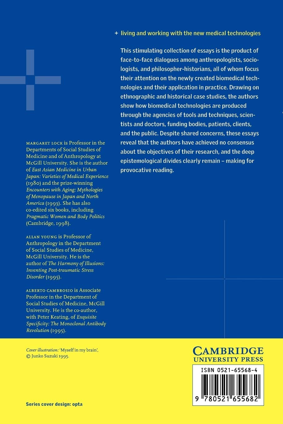New Medical Technologies in Daily Life and Work: Exploring Intersections of Inquiry - Cambridge Studies in Medical Anthropology Vol.8 | For Healthcare Professionals & Anthropology Researchers