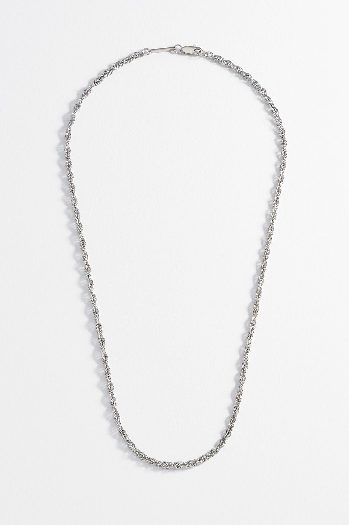 Stylish Men's Rope Chain Necklace 14K Gold Plated Stainless Steel Jewelry for Gifts & Everyday Wear - Perfect for Dating, Parties and Casual Outfits