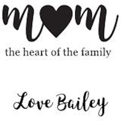 Mom Heart of Family