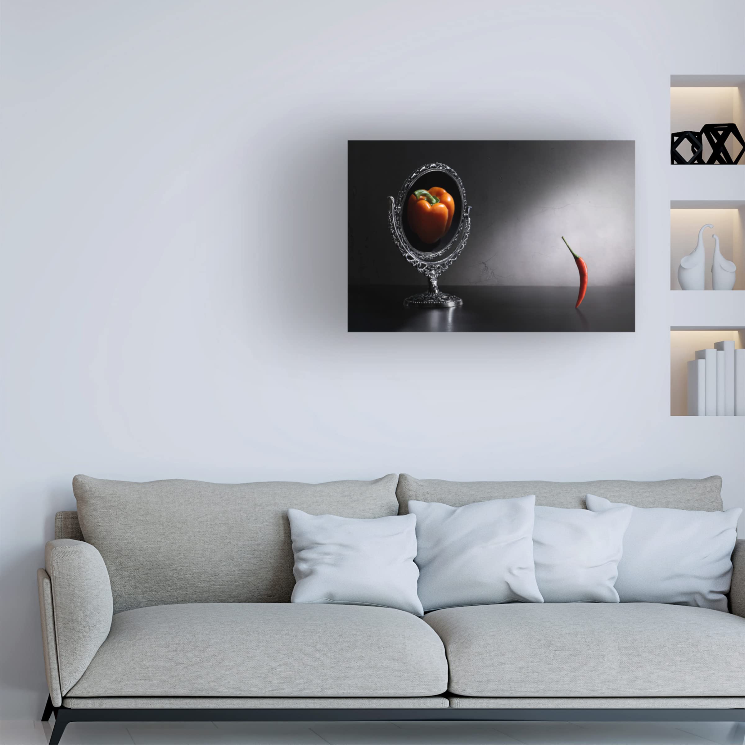 Victoria Ivanova 'Who Am I' Canvas Wall Art Print - Modern Abstract Painting for Living Room, Bedroom & Office Decor | Trademark Fine Art Collection