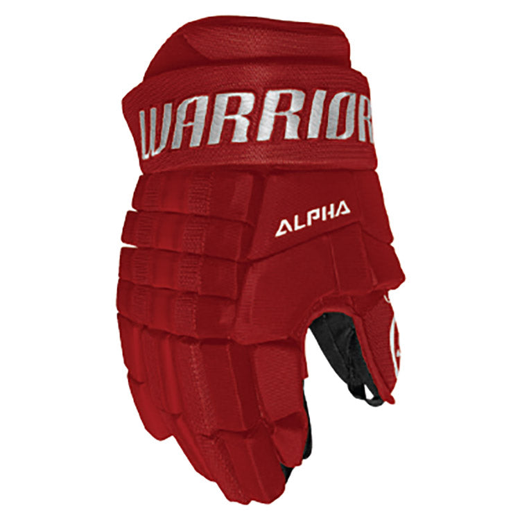 Warrior Alpha FR2 Senior Ice Hockey Gloves - Protective Hockey Gear for Men & Women - Perfect for Ice Skating, Hockey Games & Winter Sports Training