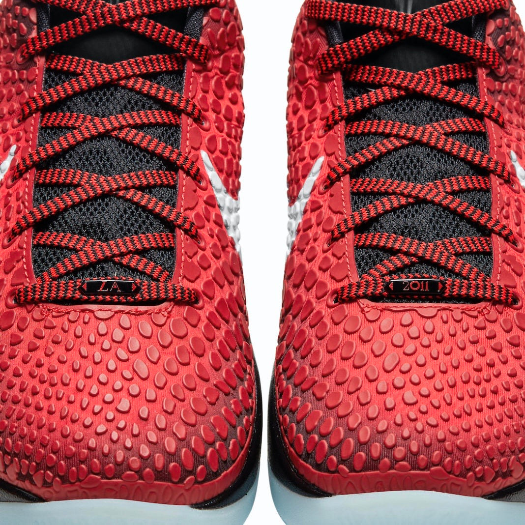Nike Kobe 6 Protro 2021 Challenge Red Basketball Shoes - Men's High-Performance Court Sneakers for Indoor & Outdoor Play - Perfect for NBA Fans and Streetball Enthusiasts