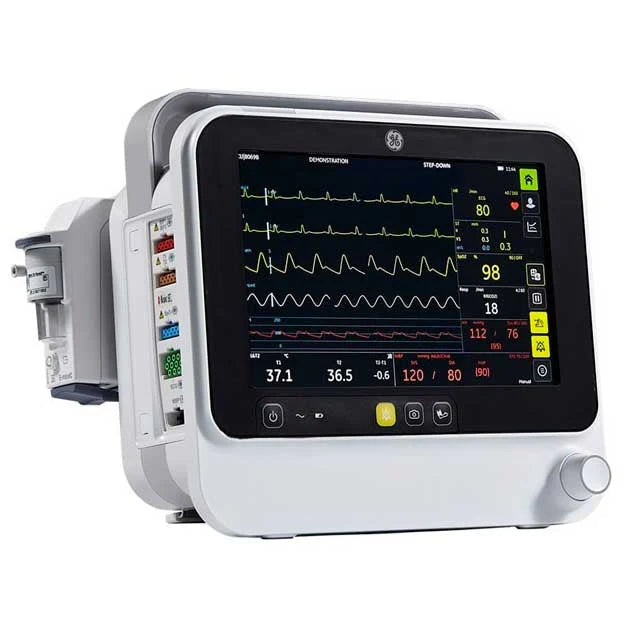 GE B125 V3 Patient Monitor - Portable Medical Vital Signs Monitor with ECG, SpO2, NIBP for Hospitals, Clinics & Home Use