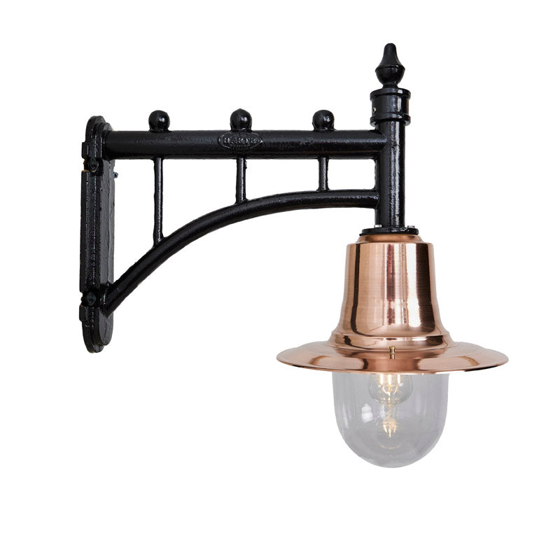 Avonshire 1Lt Outdoor Wall Light in Copper - Weatherproof Exterior Sconce for Porch, Patio, and Garden Lighting