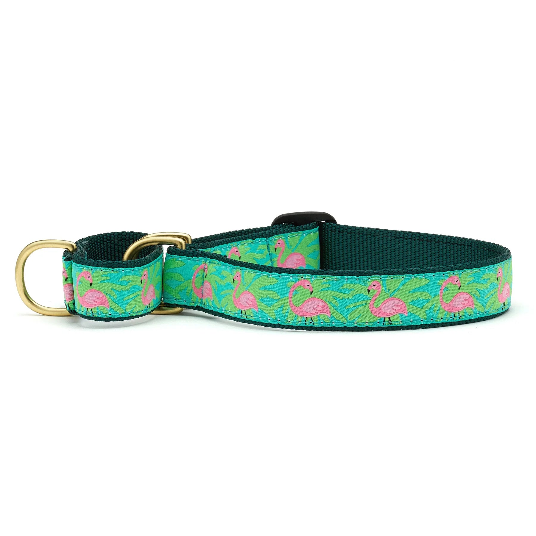 Stylish Flamingo Print Dog Collar - Adjustable & Durable Pet Accessory for Small & Medium Dogs - Perfect for Walks, Training & Fashion