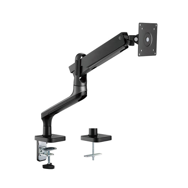 Brateck Premium Aluminum Spring Assisted Desk Mount for 17-32 Inch Monitors - Perfect for Home Office, Gaming & Workspace Setup