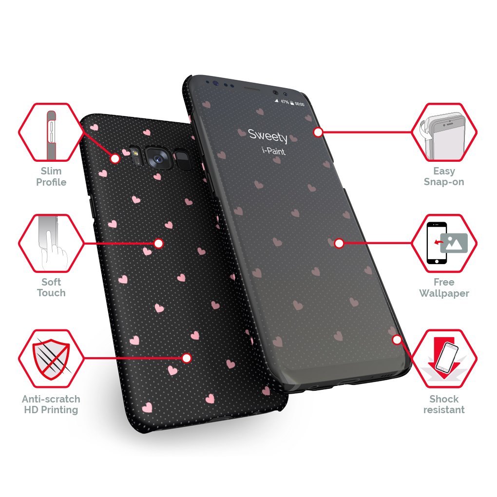 Durable Shockproof Hard Phone Case for Samsung Galaxy S8 - Slim Protective Cover with Anti-Scratch Design | Perfect for Outdoor Activities, Travel & Daily Use