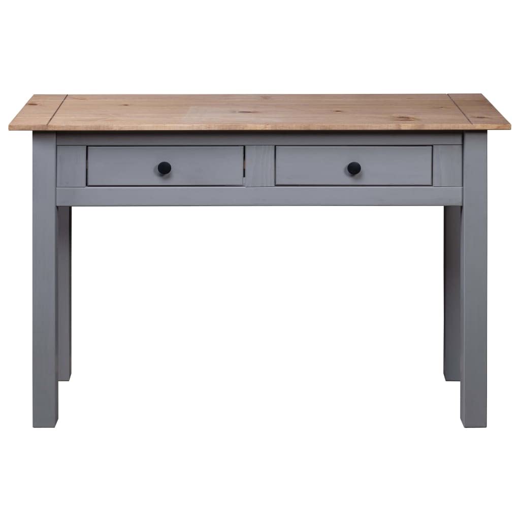 Modern Wooden Writing Computer Desk with 2 Storage Drawers - 43.3