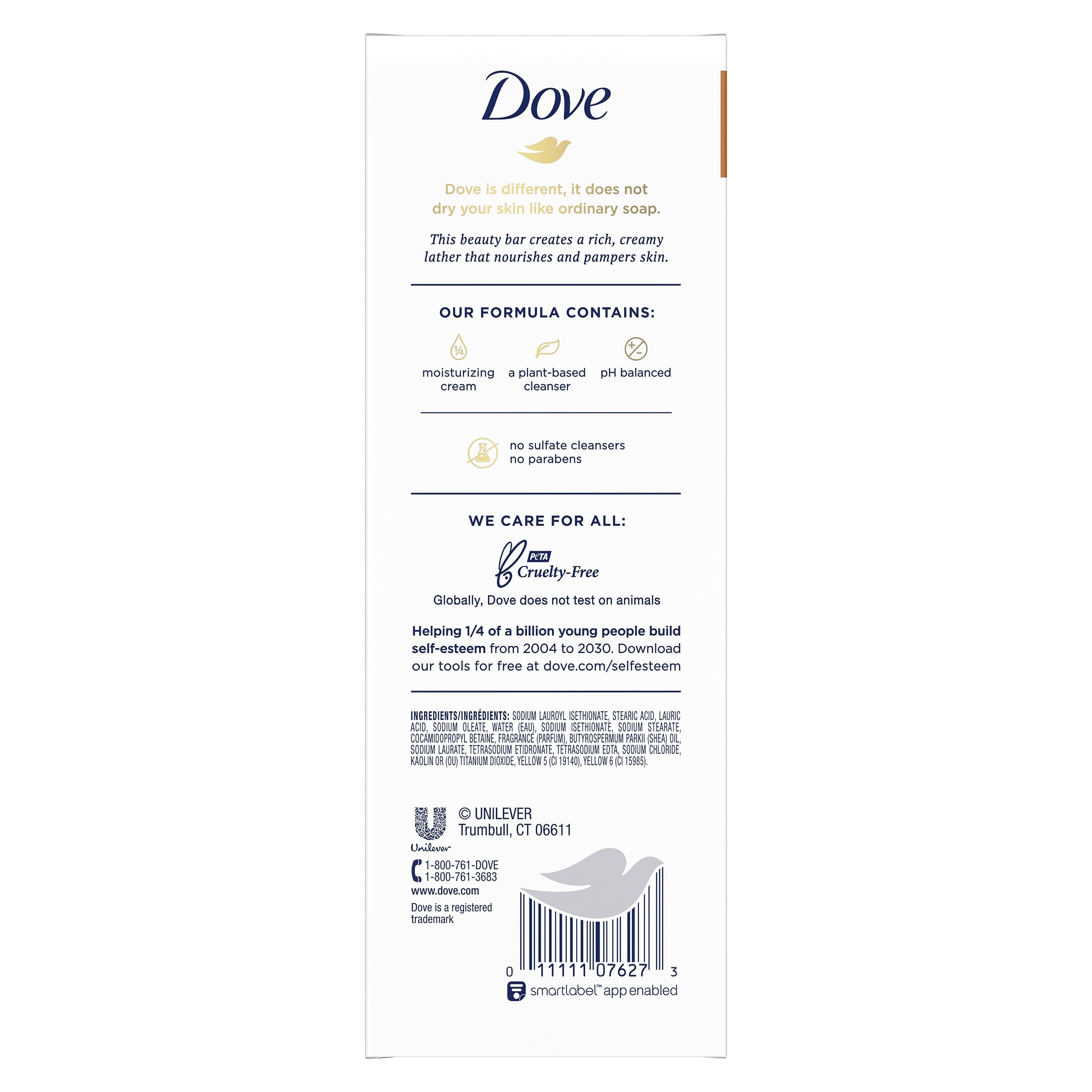 Dove Shea Butter Beauty Bar Soap & Invisible Solid Antiperspirant Deodorant for Women - 8 Bars + 2 Sticks | Gentle Skin Cleanser & Odor Protection for Daily Shower & Fresh All Day