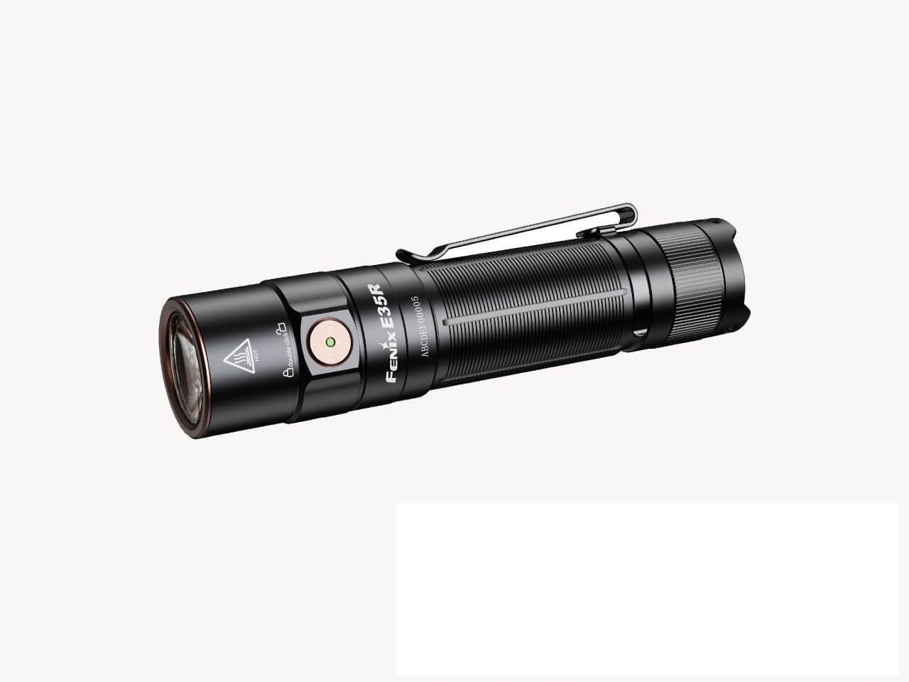 Fenix E35R High Performance Rechargeable LED Flashlight - 2000 Lumens, USB-C Charging, Waterproof for Camping, Hiking & Emergency Use