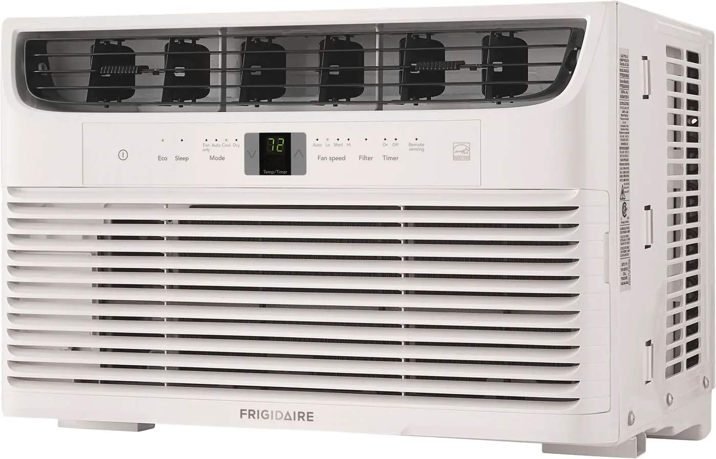 Frigidaire FFRE083WA1 8,000 BTU White Window-Mounted Air Conditioner - Cool Small Rooms Up to 350 Sq Ft - Perfect for Bedrooms, Offices & Apartments
