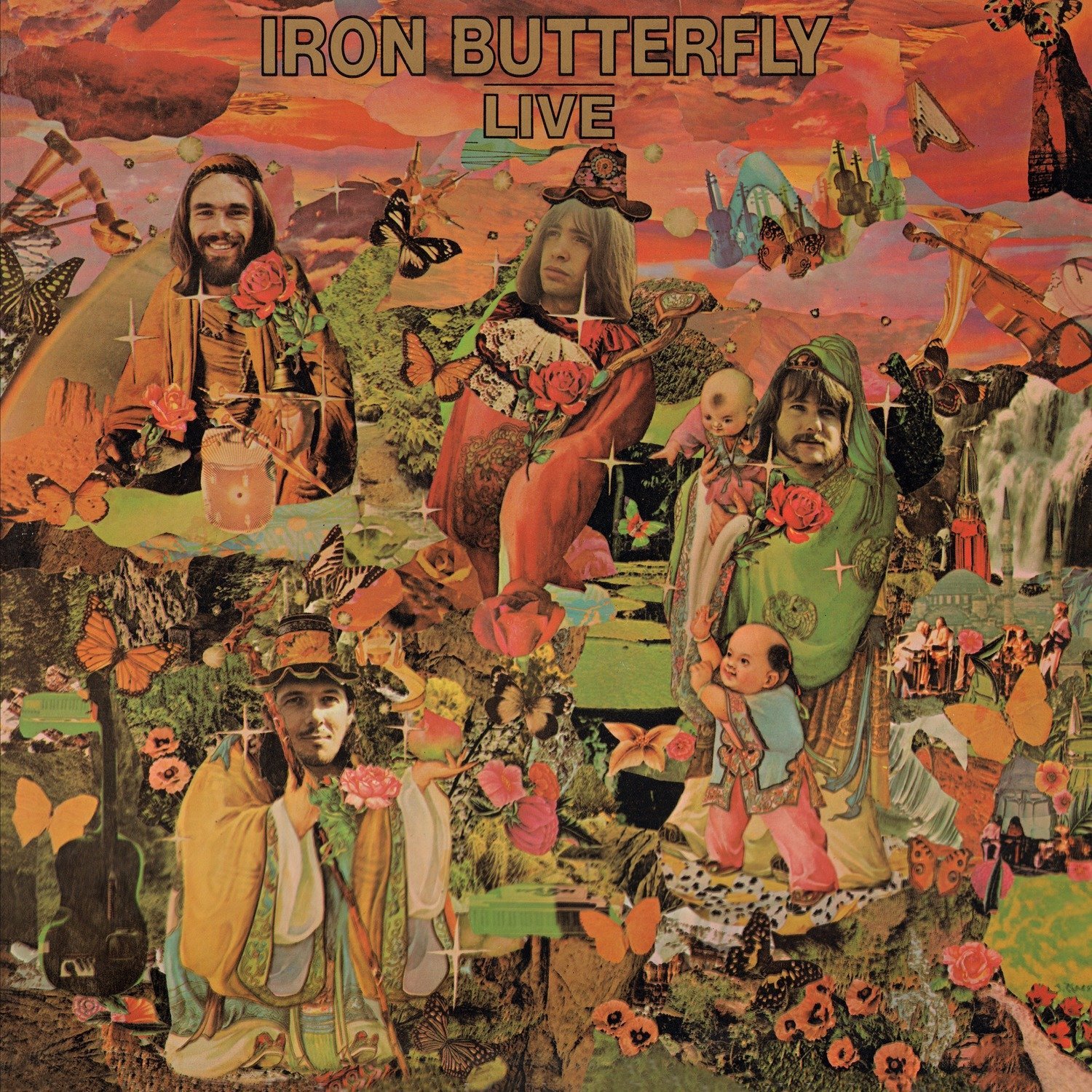 Iron Butterfly Live Audiophile Limited Anniversary Edition Vinyl LP - Classic Rock Collectible for Music Enthusiasts | Perfect for Home Listening & Vintage Record Collections