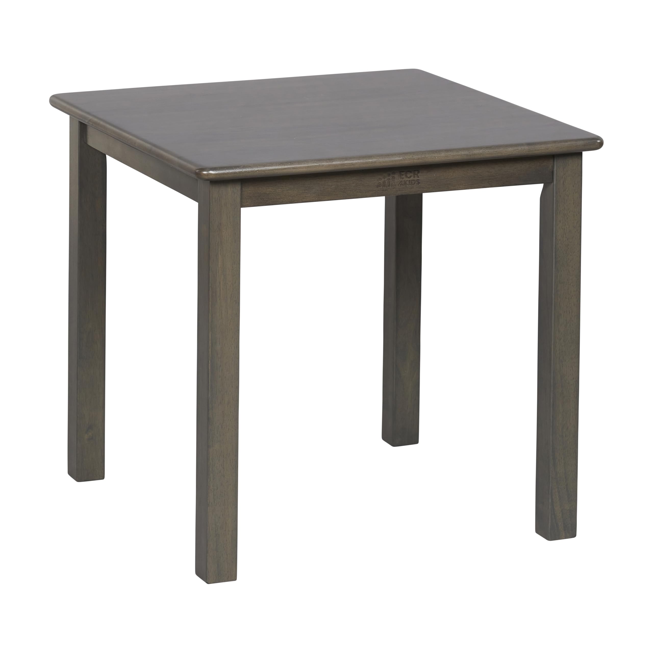 ECR4Kids 24-Inch Square Hardwood Table with 22-Inch Legs - Durable Kids Furniture in Grey Wash - Perfect for Classrooms, Playrooms & Home Learning Spaces