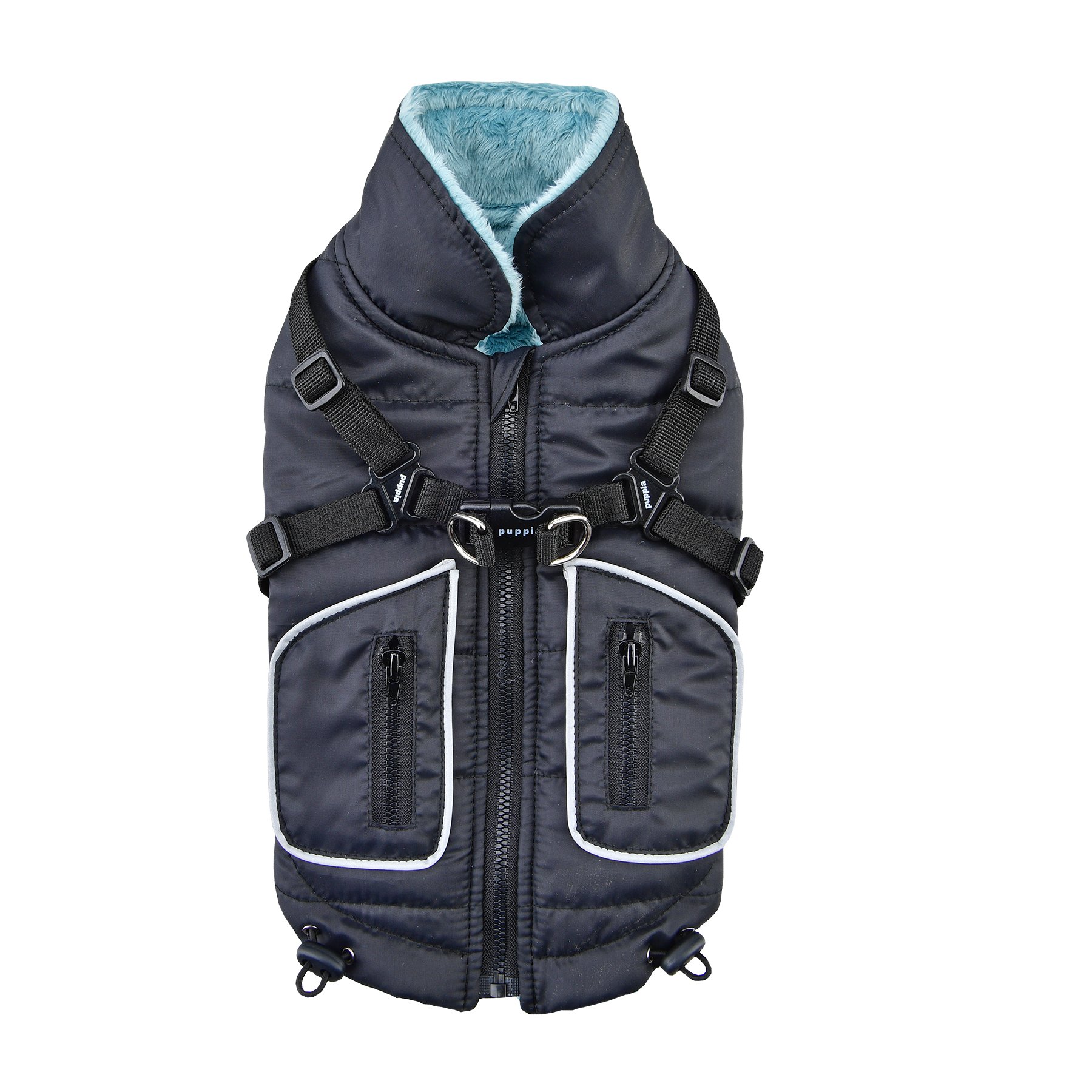 Puppia Pioneer Pet Coat - Waterproof Dog Jacket for Small & Medium Dogs - Warm Winter Coat for Outdoor Walks & Adventures