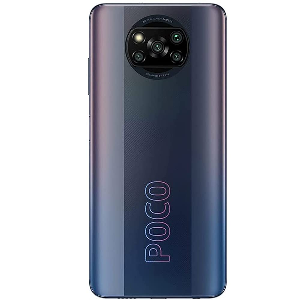Poco X3 Pro Smartphone - 128GB Storage, 6GB RAM | Factory Unlocked GSM Phone (Not Verizon/Sprint Compatible) | International Version in Phantom Black (Renewed Like New) - Perfect for Travel, Work & Gaming