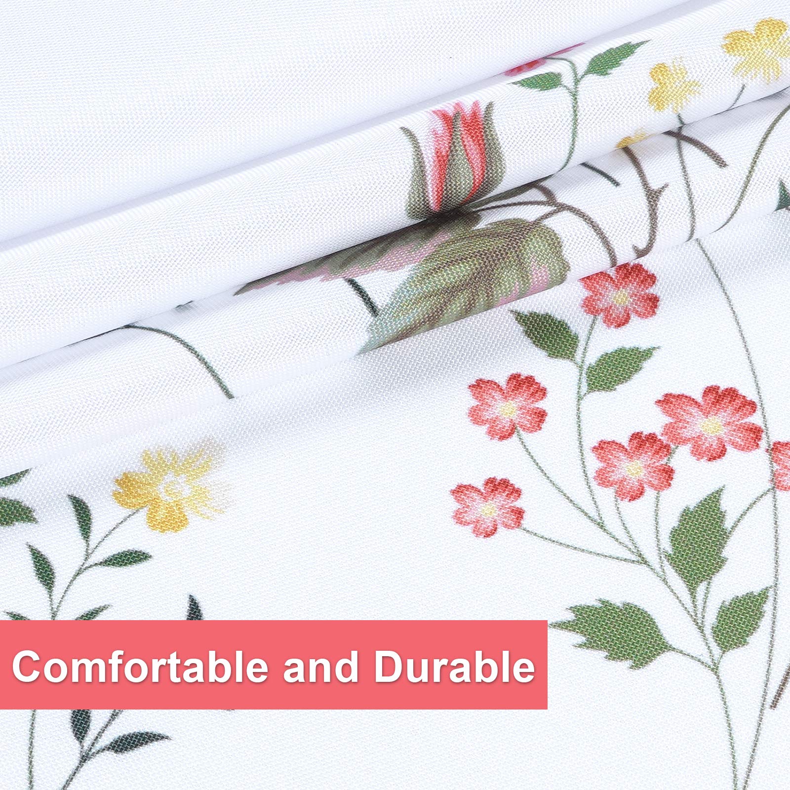 ASPMIZ Floral Tablecloth - Waterproof Wrinkle-Free Wild Flower Table Cover for Spring & Summer | 60x120 Inch Rectangle for Outdoor Picnic, Camping, Party, Kitchen & Dining Room Decor | Perfect for Garden Parties, BBQs & Holiday Gatherings