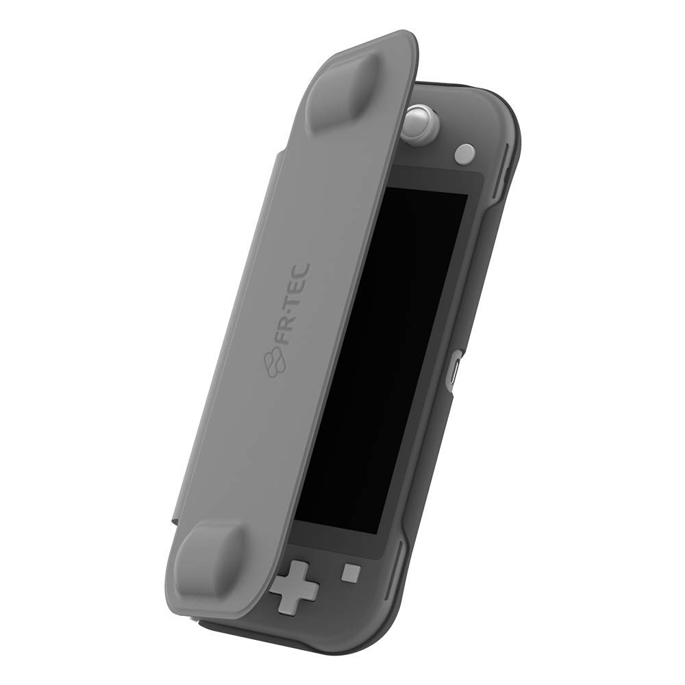 Nintendo Switch Lite Flip Cover Case - Protective Gray Shell for Nintendo Switch Lite - Perfect for Travel, Gaming On-The-Go & Everyday Protection