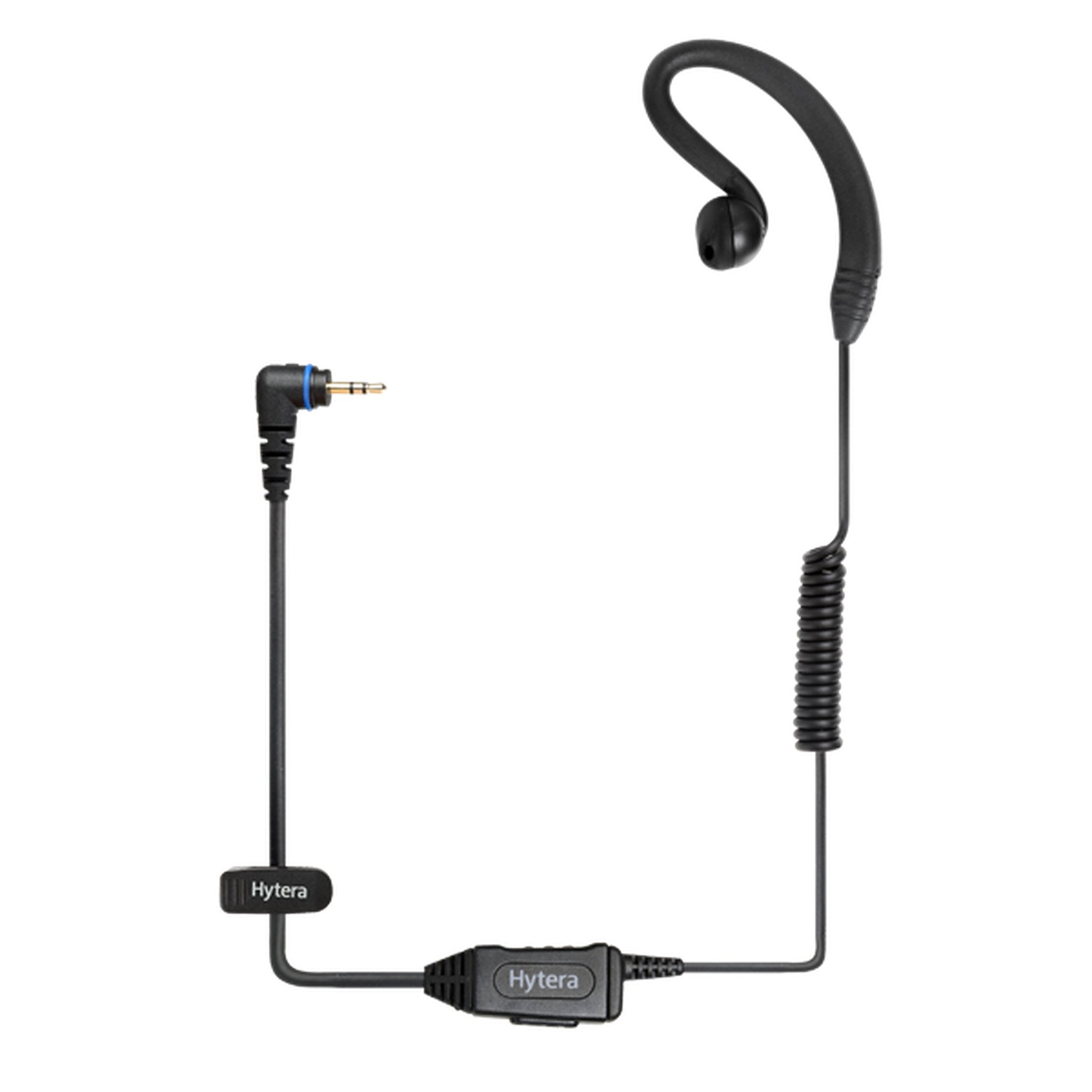 Hytera EHS19 C-Style Earpiece with In-Line MIC & VOX - Secure Communication for Law Enforcement, Security & Event Staff