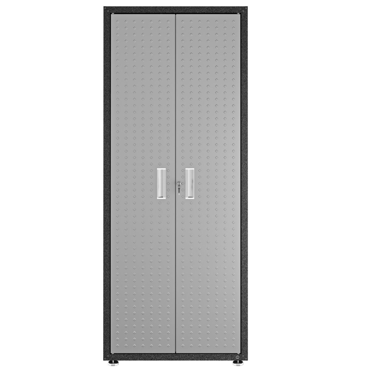 Manhattan Comfort Fortress Tall Garage Cabinet - Heavy Duty Storage for Tools & Equipment - Perfect for Garage, Workshop & Home Organization