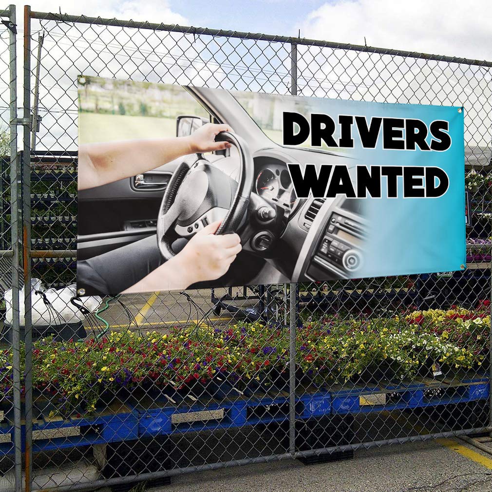 Custom Vinyl Banners 48x96 Inches - Weatherproof Outdoor Advertising Signs with 8 Grommets for Business, Yard & Industrial Use | Multiple Sizes Available - Perfect for Storefronts, Events, Construction Sites & Roadside Advertising