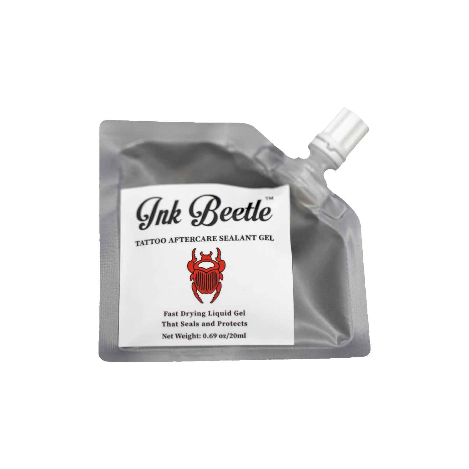 Premium Ink Beetle Tattoo Sealant Gel - Professional Aftercare Solution (10 Pack) | For Tattoo Healing, Protection & Moisturizing | Ideal for Tattoo Artists & Clients