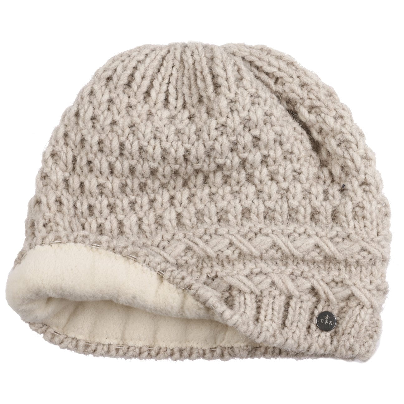 Lierys Pinea Beanie with Soft Fleece Lining - Warm Winter Knit Hat for Men & Women - Perfect for Skiing, Hiking & Outdoor Activities