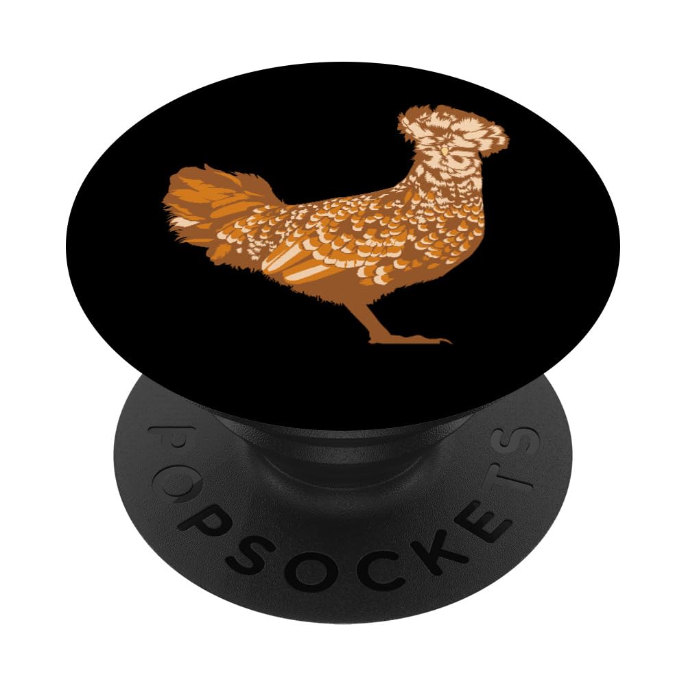 Polish Chicken Art PopSockets Swappable PopGrip - Adhesive Phone Grip & Stand for iPhone, Samsung, Smartphones - Perfect for Artists, Animal Lovers & Phone Accessories