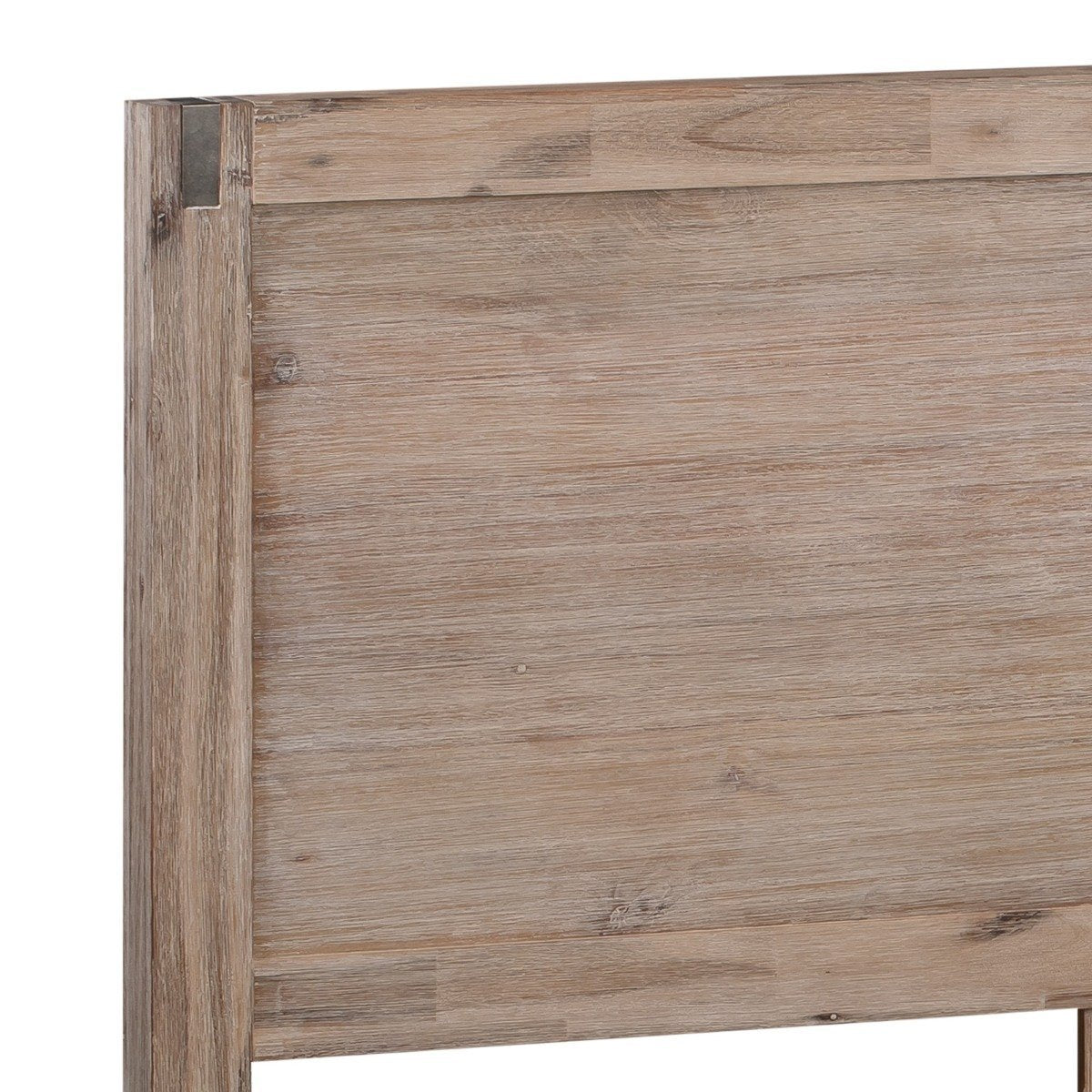 Java Queen Bed Frame Solid Oak Wood - Modern Bedroom Furniture for Master Bedroom & Guest Room
