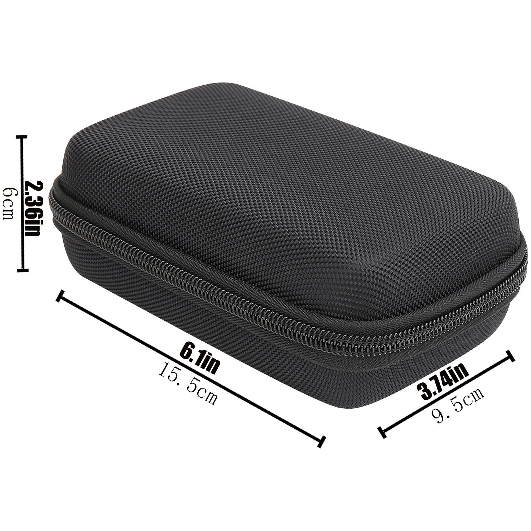 Aenllosi Hard Storage Case for Phomemo D30 Bluetooth Mini Label Printer - Protective Cover, Travel & Office Organizer (Black) - Perfect for Home, Office & On-the-Go Labeling Needs