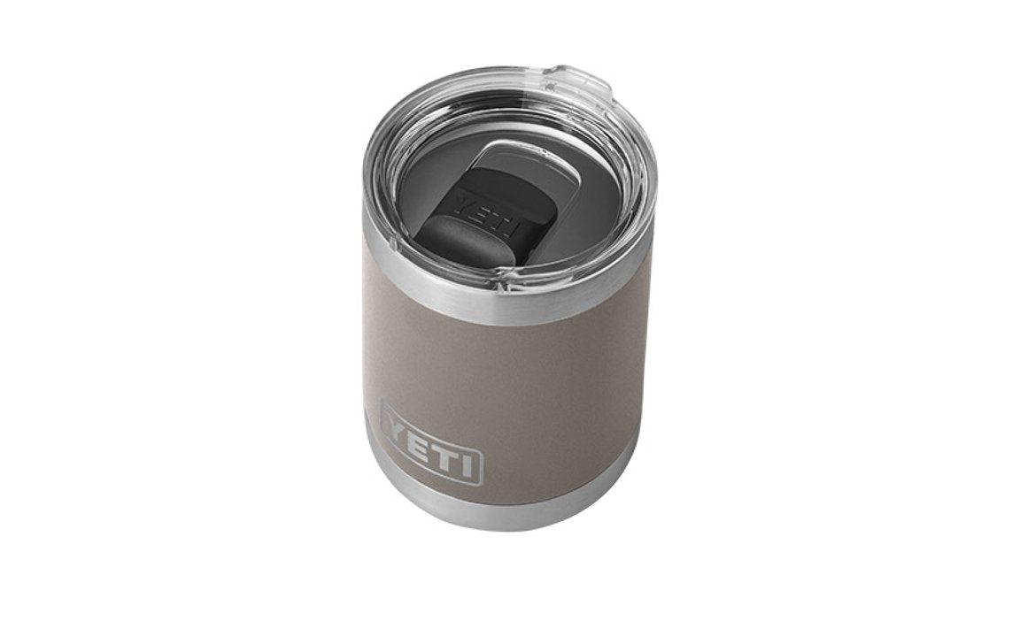 Yeti Rambler 10 Oz Lowball Tumbler - Insulated Stainless Steel Cup for Coffee, Tea & Cocktails - Perfect for Home, Office & Outdoor Use - Sharptail Taupe Color