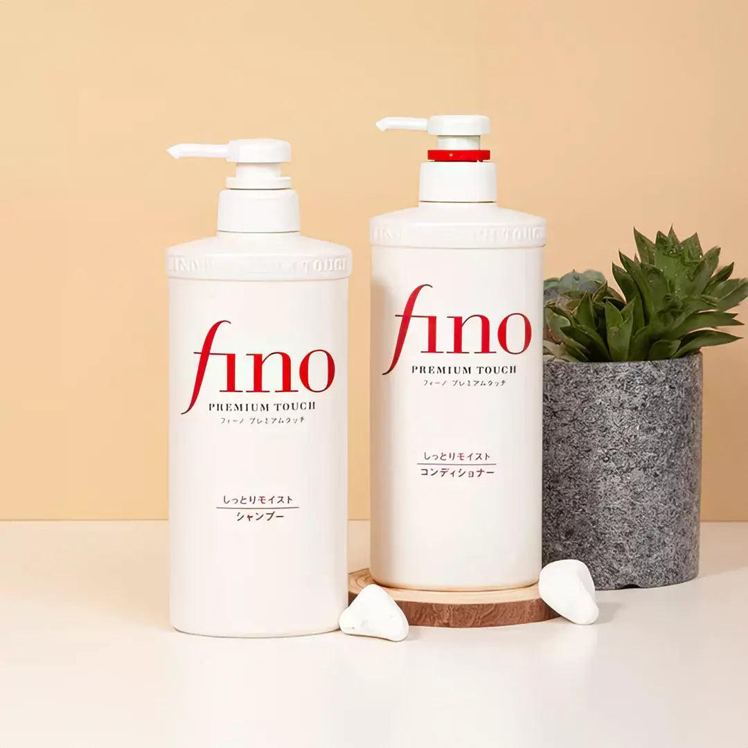 Fino Premium Touch Hair Conditioner 550ml - Repairing Damaged Hair for Smooth & Shiny Locks - Perfect for Daily Use & Salon Treatments