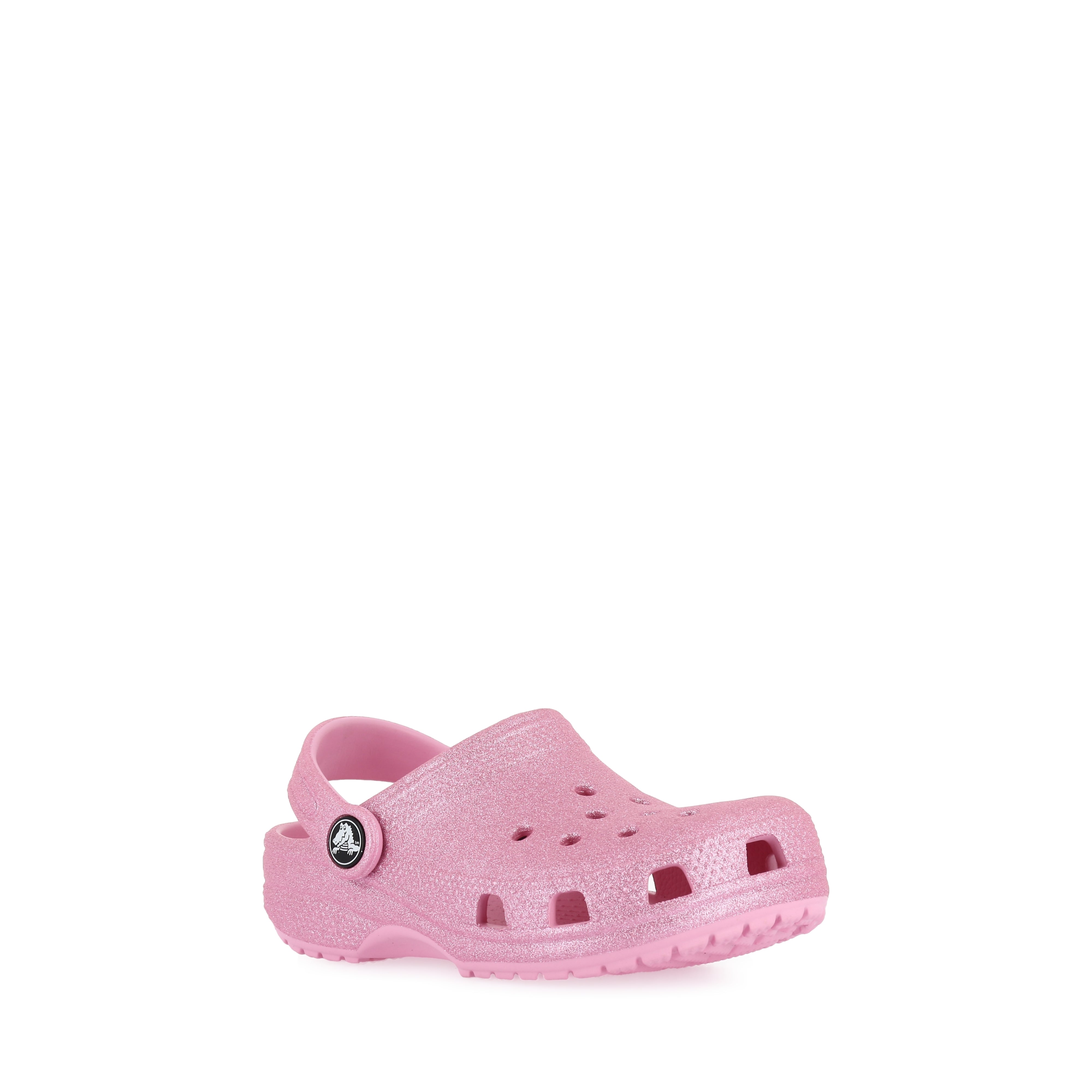 **Classic Glitter Clog Shoes for Kids - Pink Tweed Glitter Slip-On Sandals | Comfortable & Stylish for Playtime, Beach & Everyday Wear**