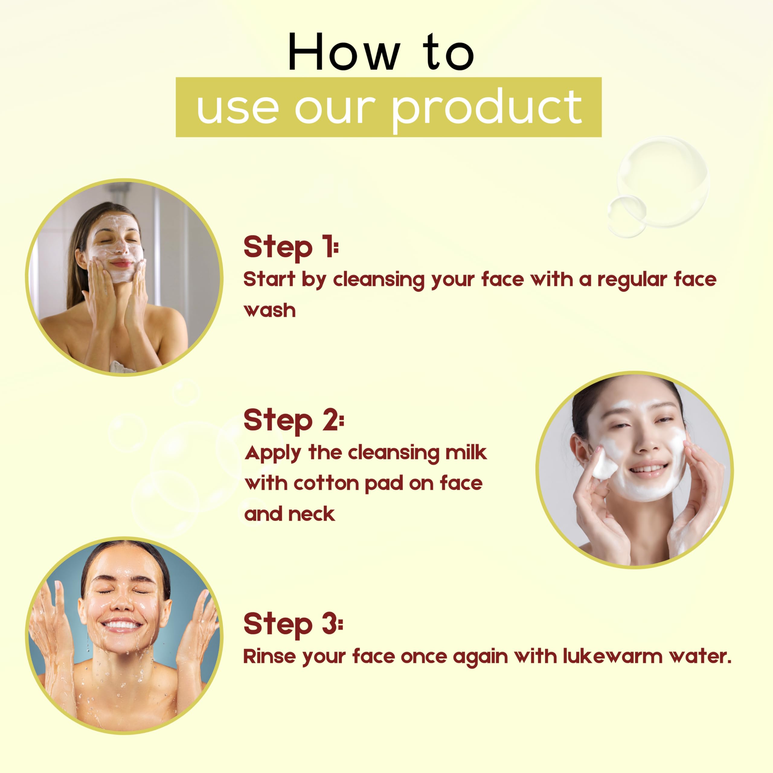 Primus Gold Cleansing Milk with Gold & Lemon Extracts - Ultra Clean & Refreshing Facial Cleanser | 500ml Makeup Remover for All Skin Types | Perfect for Daily Skincare & Travel
