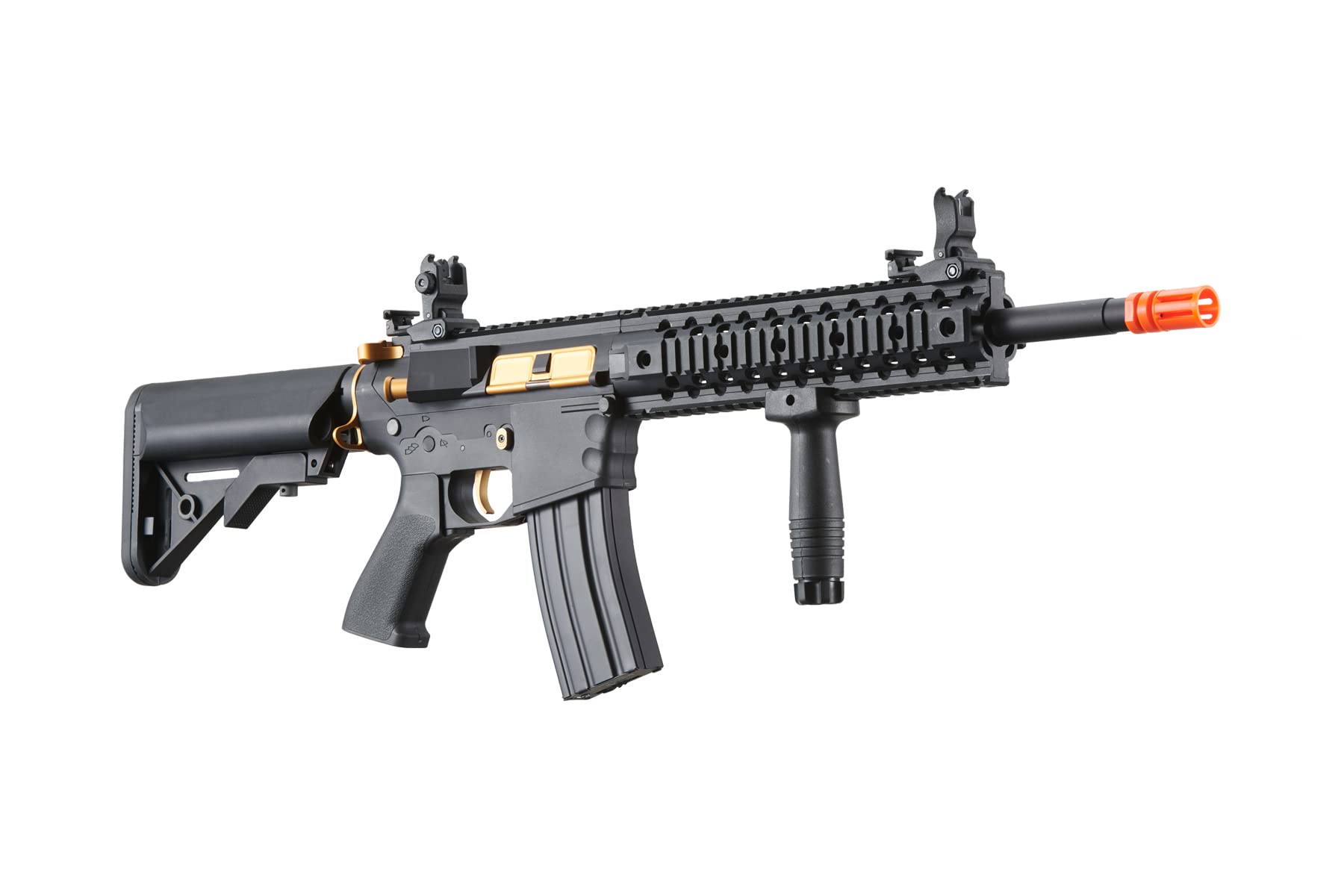Lancer Tactical Gen 2 Evo Durable Polymer M4 Airsoft AEG Rifle with Grip, Battery, Charger & 1000 BBs - Perfect for Tactical Training, Outdoor Games, and Airsoft Battles
