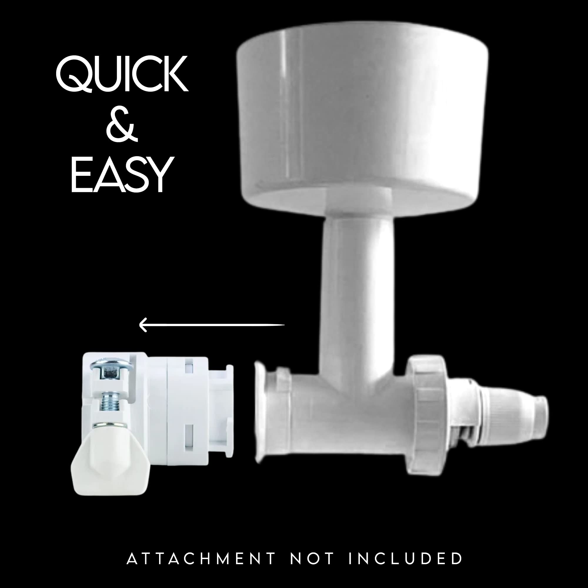 Ankarsrum Verona Magic Mill DLX Mixer Attachment Adapter - Compatible with Family Grain Mill Grain Meat Grinder Flaker Shredder - Perfect for Home Baking, Flour Grinding & Food Processing