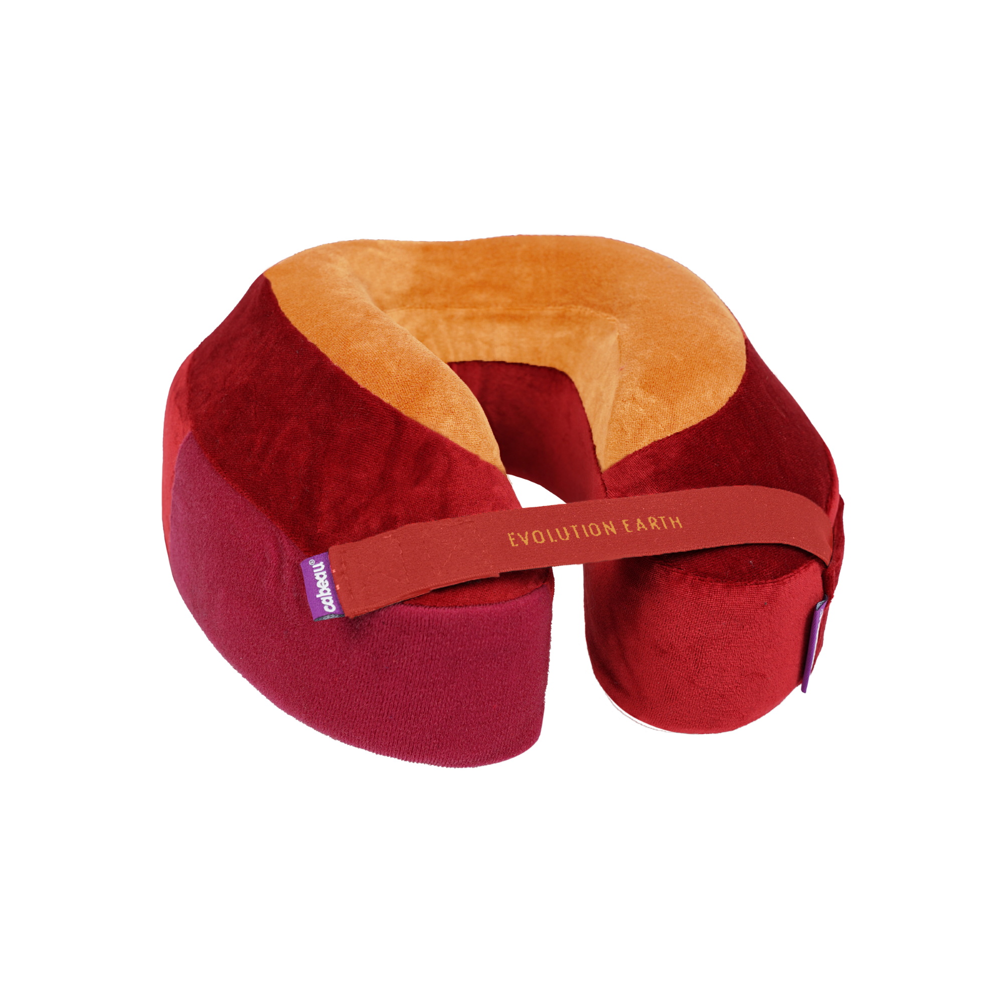 CABEAU Evolution Earth Travel Neck Pillow - Memory Foam Support for Airplane, Car & Office Use - Comfortable & Ergonomic Design for Neck Pain Relief