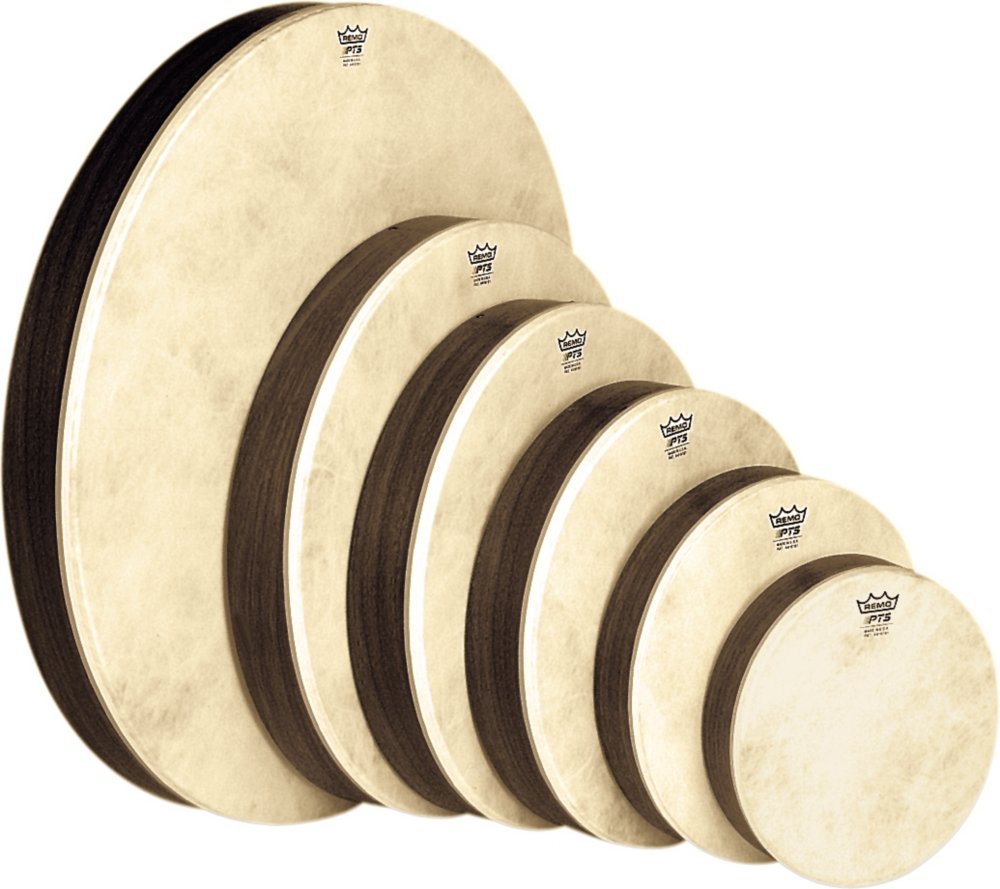 Remo Set of 6 Pretuned Hand Drums - High Quality Musical Instruments for Kids & Adults - Perfect for Classroom, Music Therapy & Family Jam Sessions