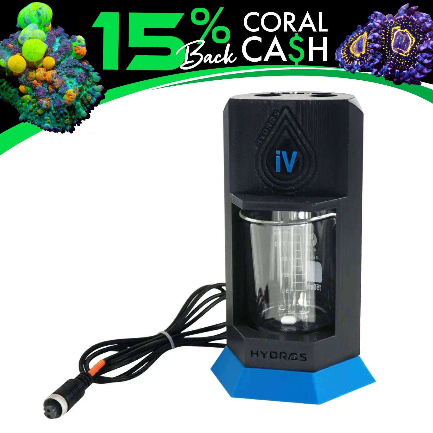 Hydros iV Isolated Testing Vessel - Lab Equipment for Water Quality Analysis | Perfect for Environmental Testing, Aquariums & Scientific Research