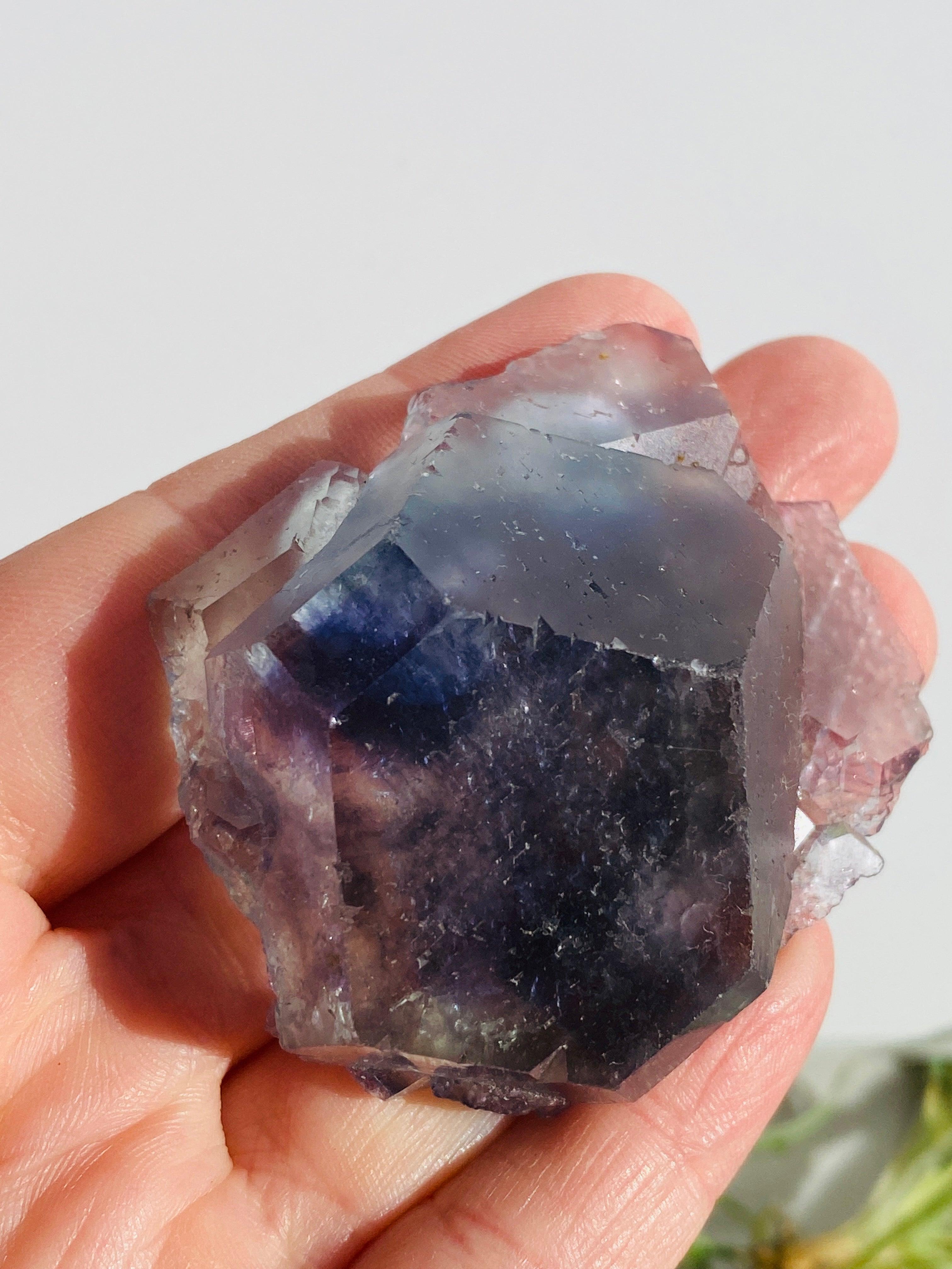 Natural Rainbow Fluorite Crystal Specimen - FLU 05 | Healing Stone for Meditation, Energy Work & Home Decor