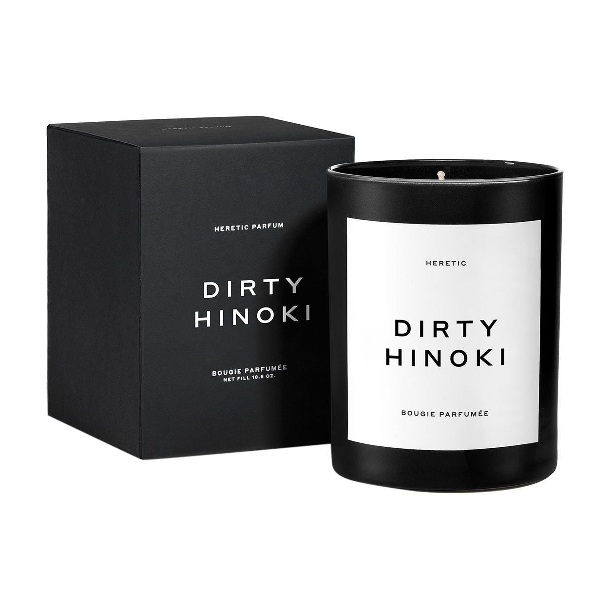 Premium Dirty Hinoki Scented Candle - Japanese Cypress Aroma for Relaxation & Meditation - Perfect for Spa, Yoga & Home Fragrance