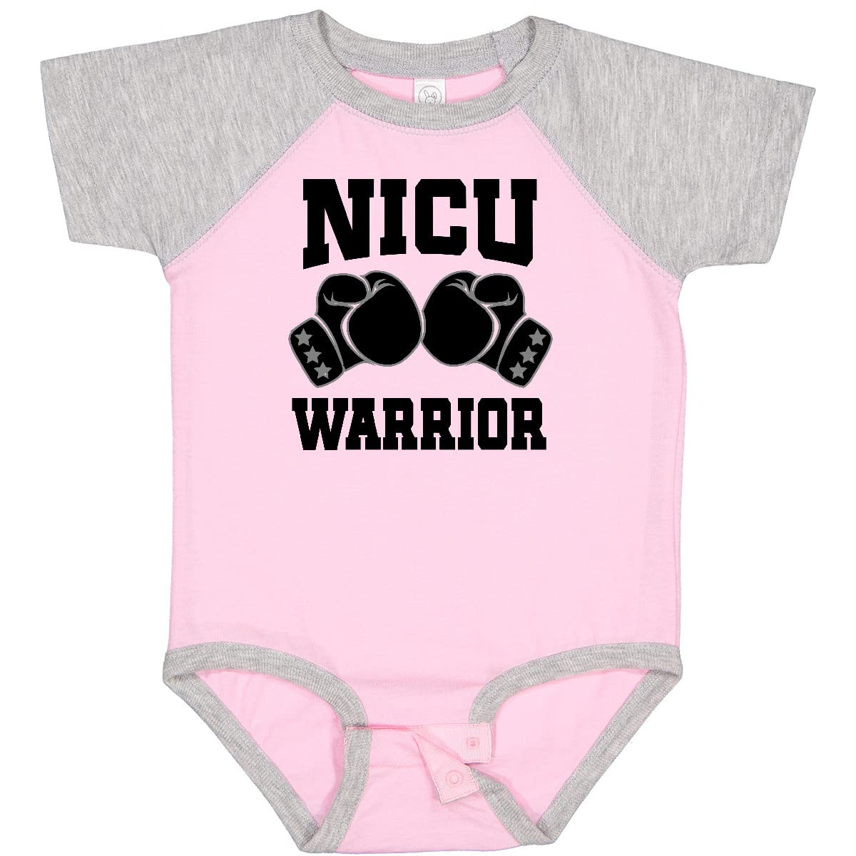 Inktastic NICU Warrior Baby Boy Bodysuit - Soft Cotton Onesie for Newborns & Infants - Perfect for NICU Graduates, Baby Showers & Hospital Photos